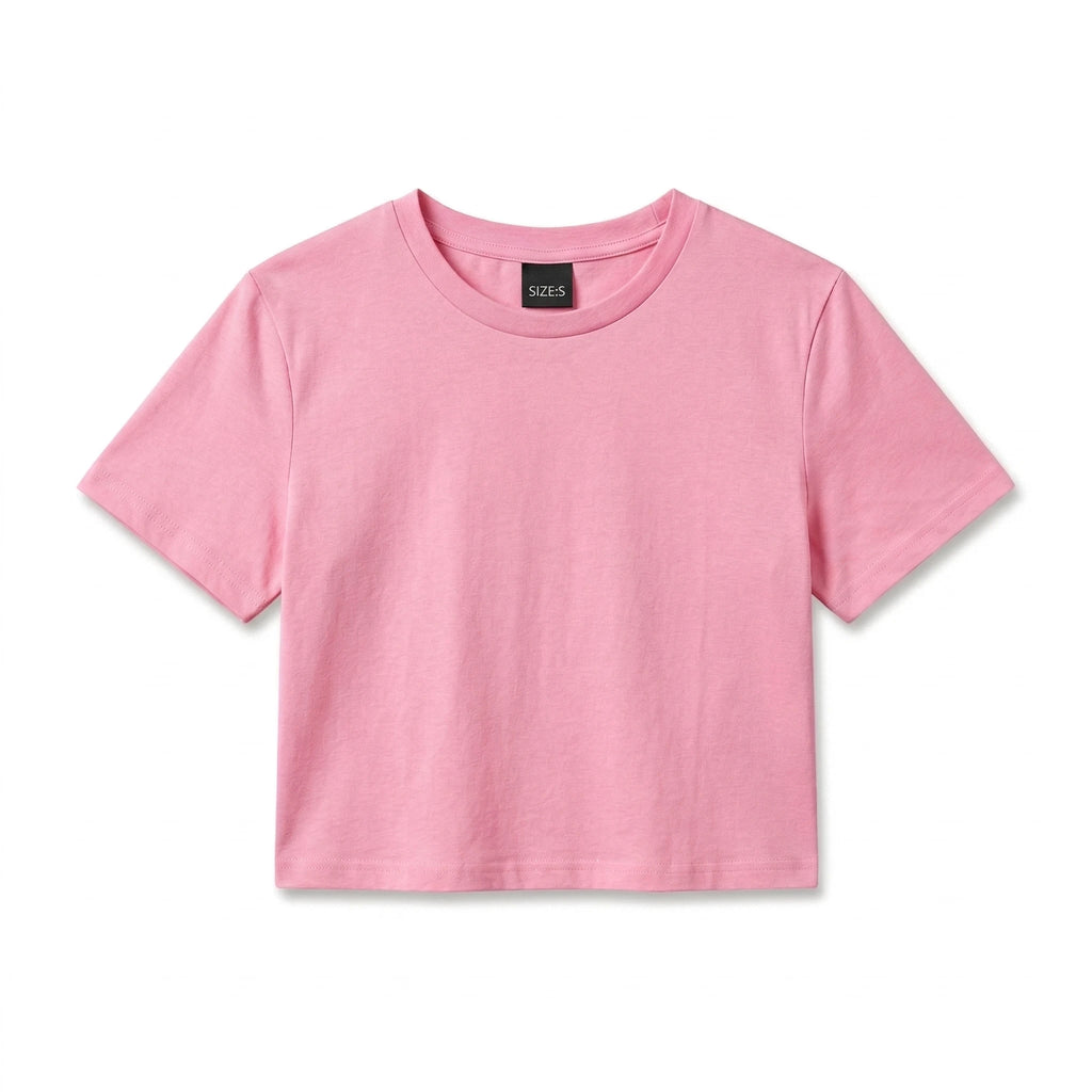 Custom Women’s Crop T-Shirt – Personalized Soft Stretch Baby Tee