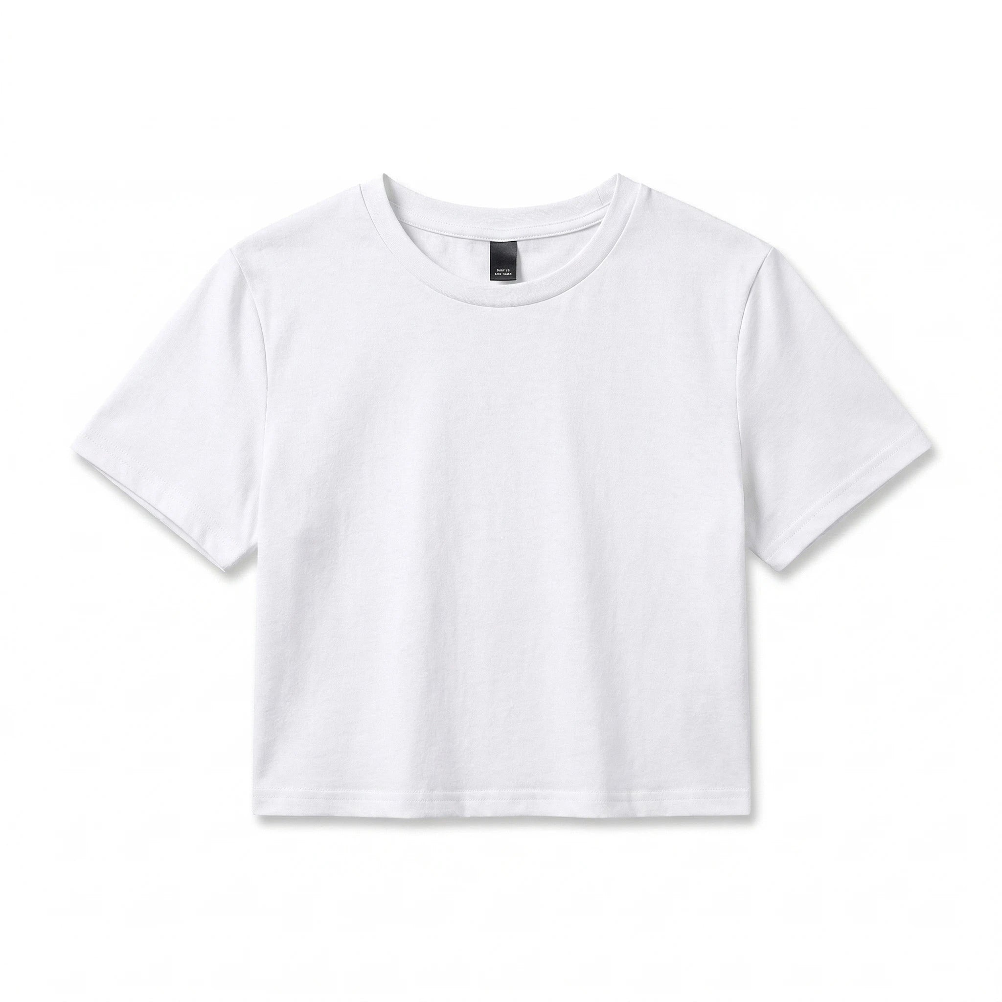 Custom Women’s Crop T-Shirt – Personalized Soft Stretch Baby Tee