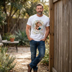 Mother's Day Floral Wreath Custom T-Shirt-180g