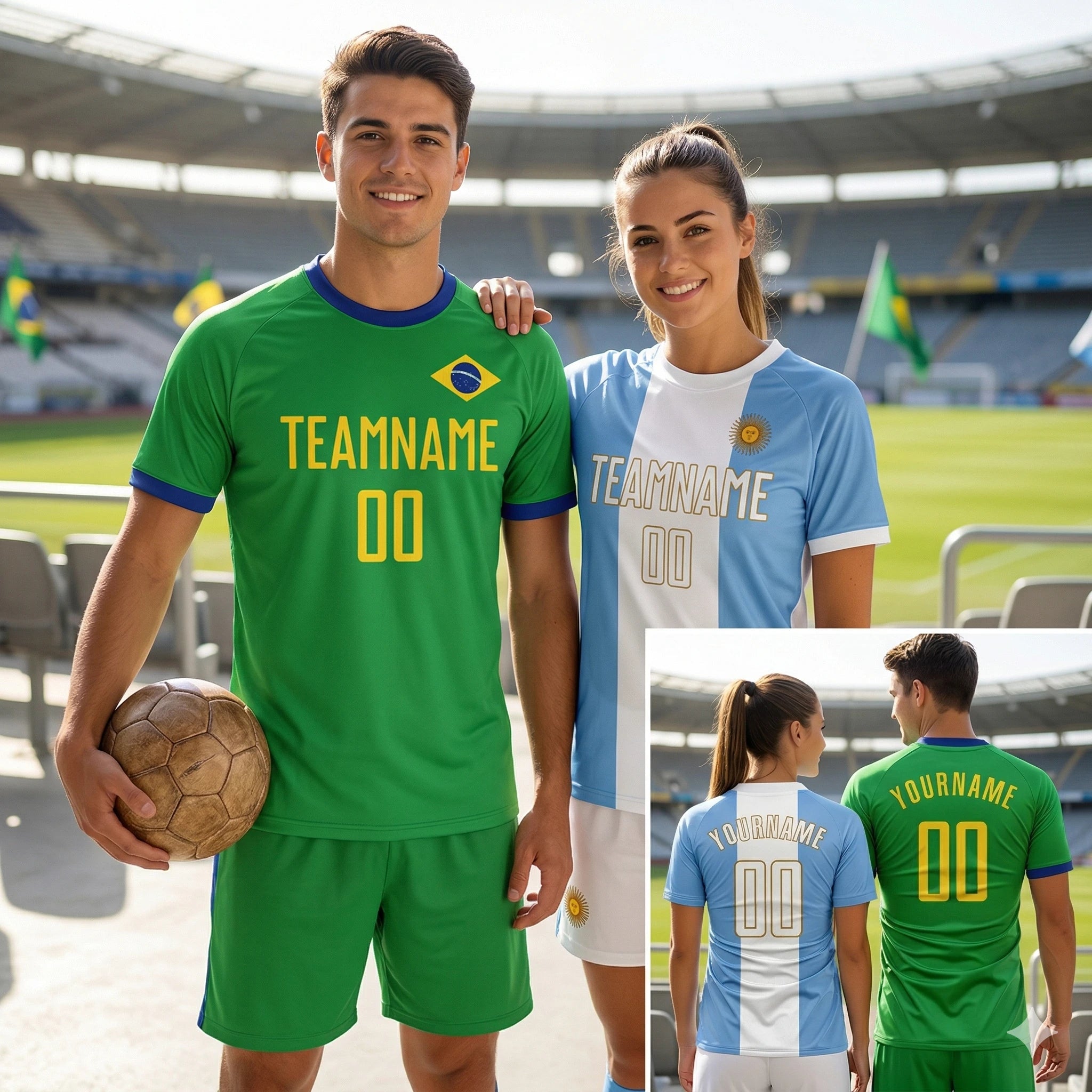 Custom National Team Soccer Jersey