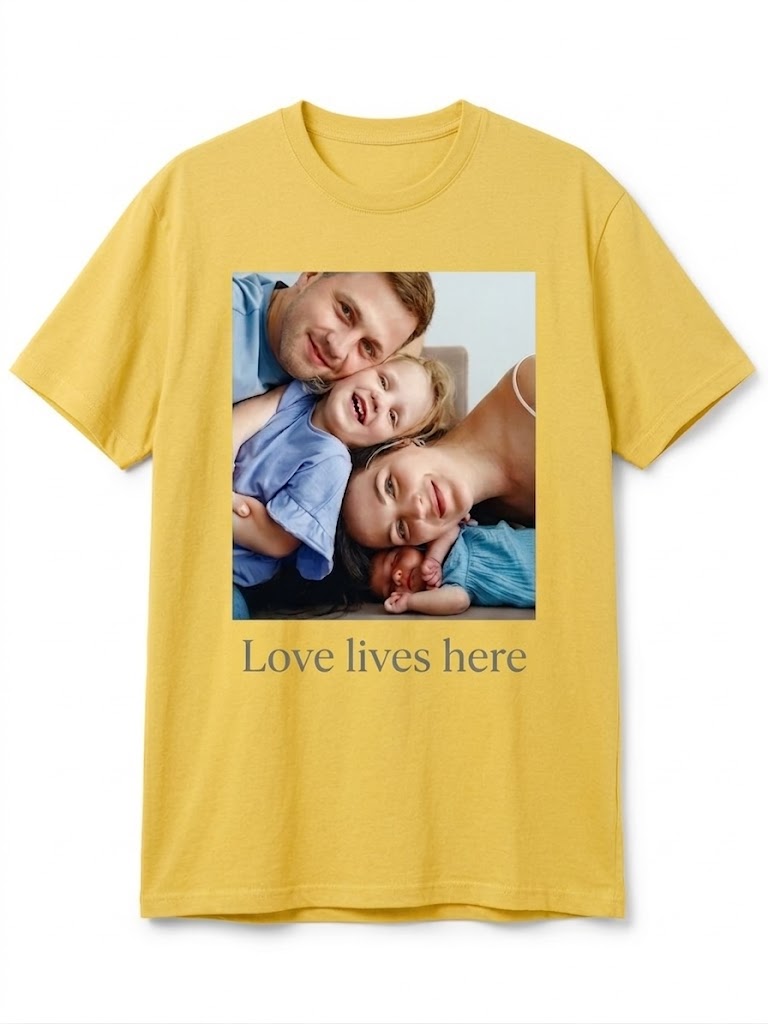 Custom Family Photo T-Shirts